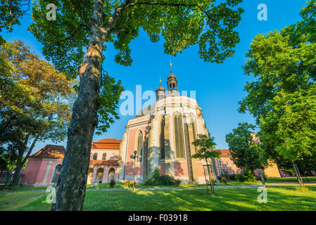 Kostel Nanebevzetí Panny Marie ein Svateho Karla Velikeho Na Karlove, Nove Mesto, Praha, Ceska Republika Stockfoto