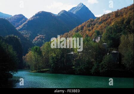 Isola Santa See, Regionalpark der Apuanischen Alpen, Toskana, Italien. Stockfoto