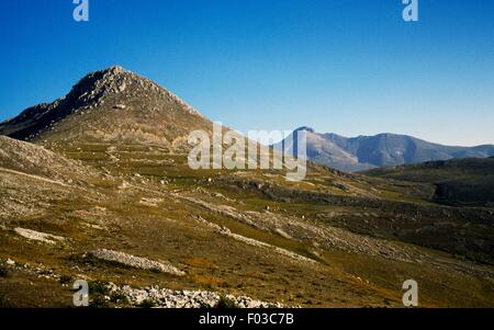 Monte Bolza, Campo Imperatore, Gran Sasso und Monti della Laga Nationalpark Abruzzen, Italien. Stockfoto