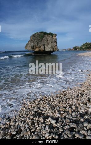 Barbados, St. Joseph Pfarrkirche Bathsheba Strand Stockfoto