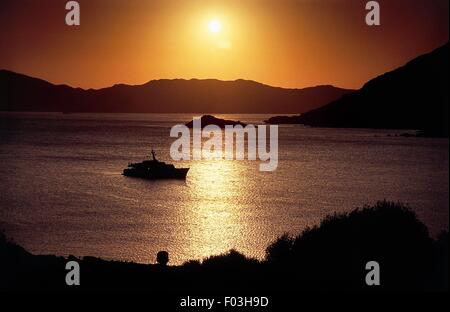 Italien - Sardinien-Region - Südküste in der Nähe von Porto Piscinni (Provinz Cagliari). Stockfoto