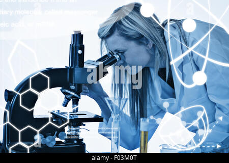 Zusammengesetztes Bild der Wissenschaft-Grafik Stockfoto