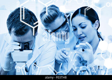 Zusammengesetztes Bild der Wissenschaft-Grafik Stockfoto