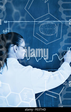 Zusammengesetztes Bild der Wissenschaft-Grafik Stockfoto