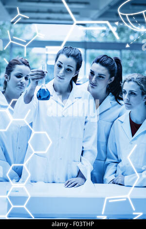 Zusammengesetztes Bild der Wissenschaft-Grafik Stockfoto