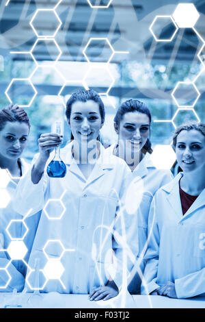 Zusammengesetztes Bild der Wissenschaft-Grafik Stockfoto