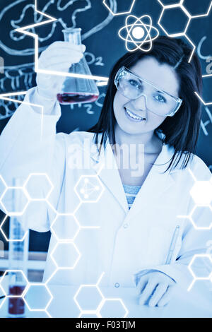 Zusammengesetztes Bild der Wissenschaft-Grafik Stockfoto