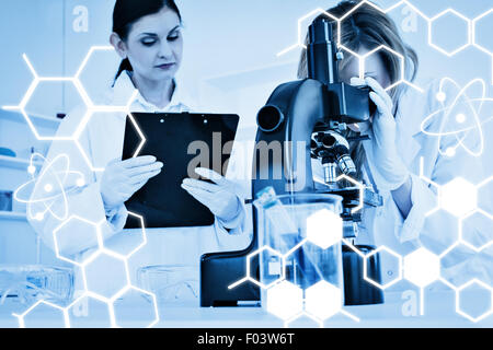 Zusammengesetztes Bild der Wissenschaft-Grafik Stockfoto