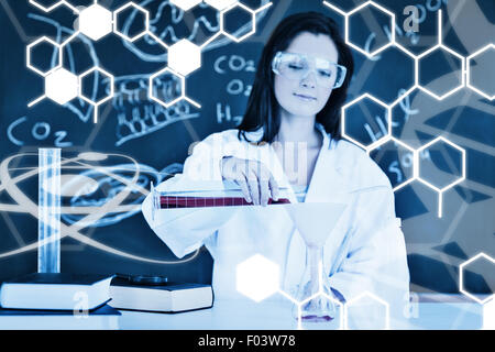 Zusammengesetztes Bild der Wissenschaft-Grafik Stockfoto