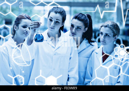 Zusammengesetztes Bild der Wissenschaft-Grafik Stockfoto