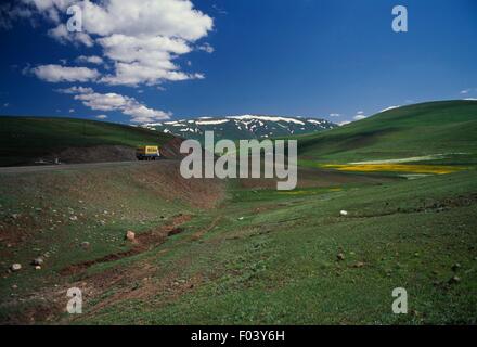 SAC Gecidi Pass, (2315 m) zwischen Erzurum und Agri, Ost-Anatolien, Türkei. Stockfoto