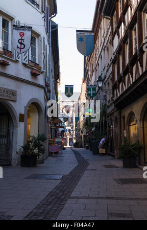 Rue des Orfèvres, Straßburg Stockfoto