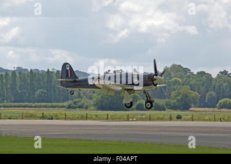 Royal Navy historischen Flug Hawker Sea Fury F B 11 ist Teil der Royal Navy Sammlung von historischen Trägerflugzeug. Stockfoto