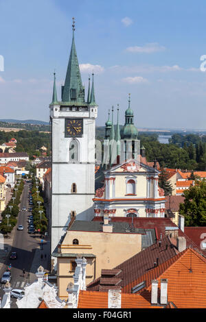 Allerheiligenkirche, Litomerice, Nord-Böhmen, Tschechische Republik Stockfoto