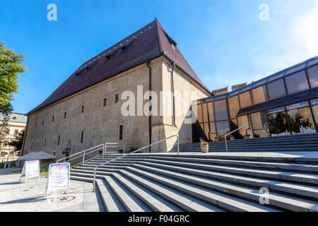 Gotisches Schloss, Litomerice Tschechische Republik Stockfoto