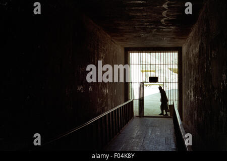 Wache am Tor des Grabes Tal der Könige Brian mcguire Stockfoto