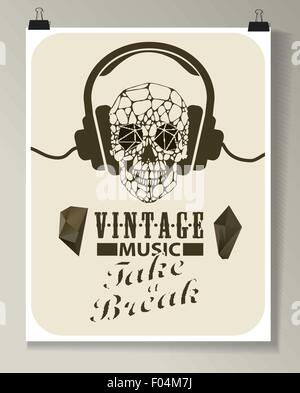 Hipster Anführungsstrich Infographic Hintergrund Stock Vektor