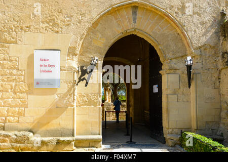 Alcázar de Los Reyes Cristianos in Cordoba und Córdoba, Spanien Stockfoto