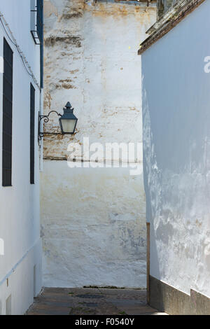 Eine ruhige Ecke fand in Cordoba und Córdoba, Spanien Stockfoto