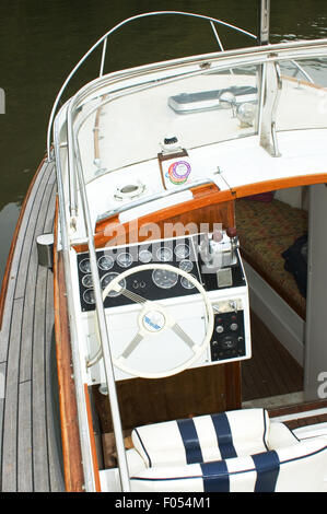 Fairey Huntsman Fahrposition. Treiber Augen-Blick. Stockfoto