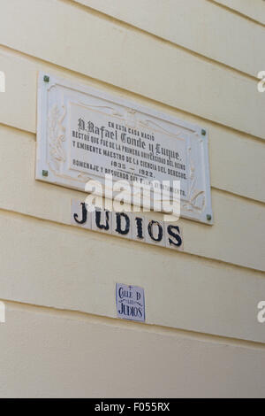 Eine ruhige Ecke fand in Cordoba und Córdoba, Spanien Stockfoto