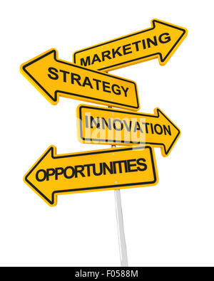 Unternehmen-Anfahrt Stockfoto