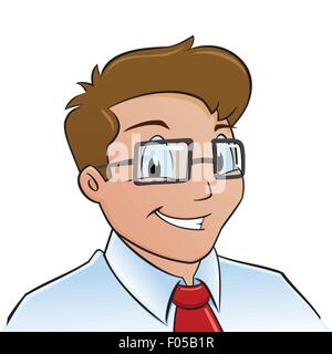 Junge Büroangestellte Stock Vektor