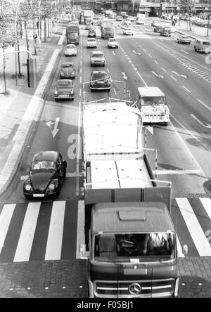 Geographie / Reisen, Deutschland, Hamburg, Straßen, Willy-Brandt-Straße, 1970, Additional-Rights-Clearences-not available Stockfoto