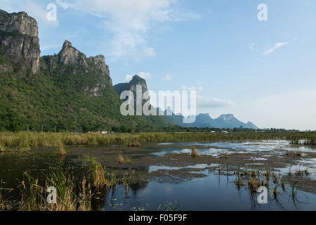 Sumpf im Nationalpark Sam Roi Yot Prachuap Khiri Khan Province Stockfoto