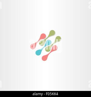 Digitalelektronik-Logo-Vektor-Design-element Stock Vektor