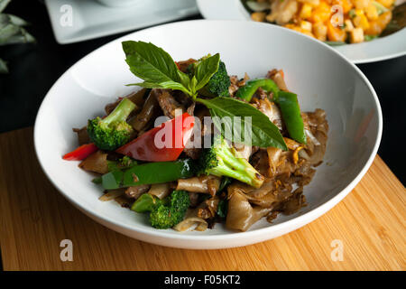 Betrunkenen Thai Nudelgericht Stockfoto