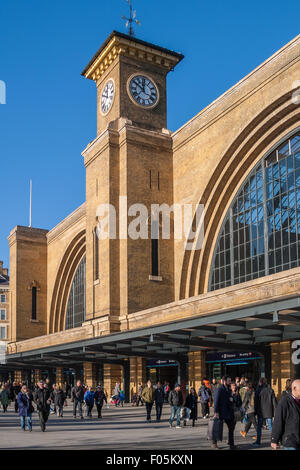Kings Cross Station, London, England, Vereinigtes Königreich Stockfoto