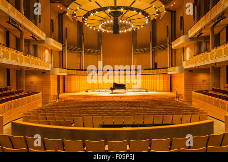 Innenansicht des Chan Centre for the Performing Arts auf dem Campus der UBC in Vancouver Stockfoto