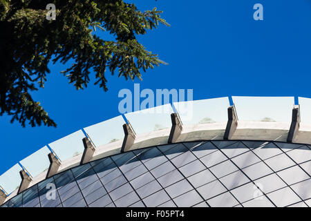 Abstrakte Eindruck des Daches auf der Chan Center für darstellende Künste Stockfoto