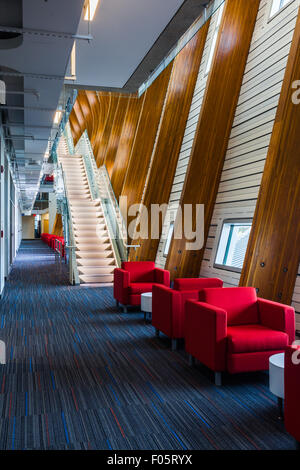 Ruheraum im Nest, die neue Öh-Gebäude auf dem Campus der Ubc in Vancouver Stockfoto