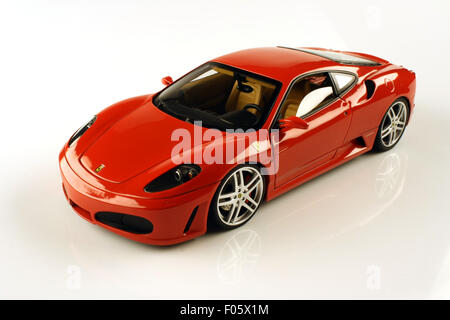 Ein Ferrari F430-Modell in einem Studio. Stockfoto