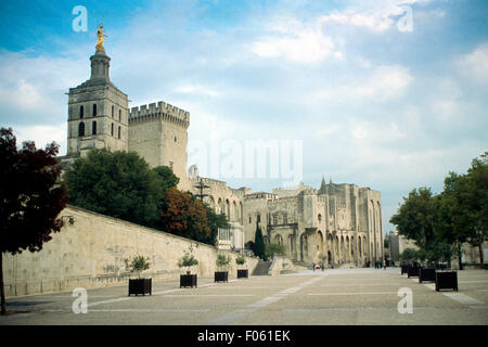 Frankreich, Provence, Avignon, Papstpalast, Palais des Papes Stockfoto