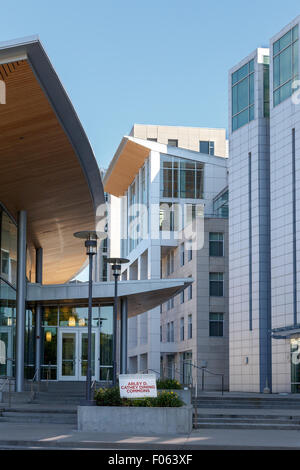 Arley D. Cathey Dining Commons an der University of Chicago im Parkbereich Hyde von Chicago, IL, USA. Stockfoto