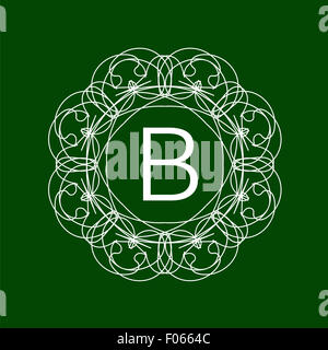 Monogramm-Design Stockfoto