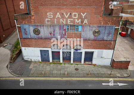 Savoy Kino Newcastle auf Lyme in Staffordshire UK des Königs Halle Picturdrome befand sich in Newcastle-under-Lyme, Staffordsh Stockfoto