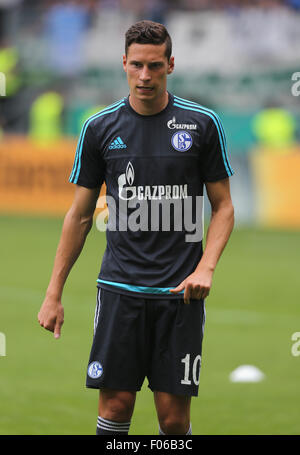 Duisburg, Deutschland. 8. August 2015. Deutsch-Soccer-Cup Runde 1, MSV Duisburg Vs FC Schalke 04: Julian Draxler Schalke. Bildnachweis: Jürgen Schwarz/Alamy Live-Nachrichten Stockfoto