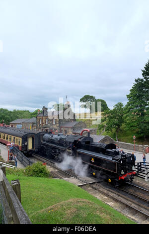 Goathland Bahnhof North Yorkshire Moors Nationalpark Stockfoto