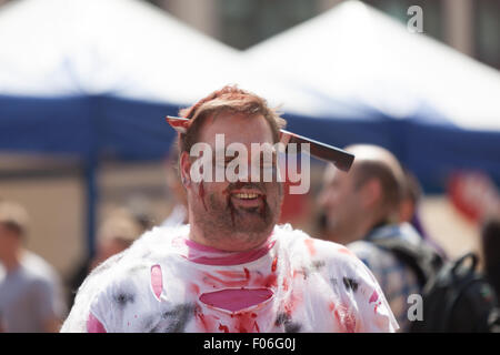Birmingham, West Midlands, UK. 8. August 2015. Ooh, die werden wund.  Bildnachweis: Chris Gibson/Alamy Live-Nachrichten. Stockfoto