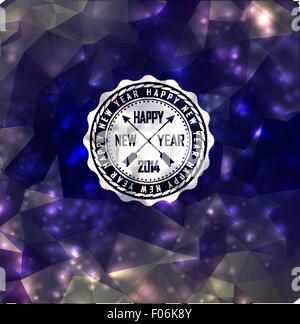 Frohe Weihnachten und glückliches neues Jahr Stock Vektor