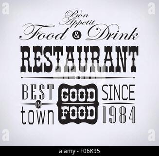 Satz von Kaffee, Café typografischen Elementen Stock Vektor