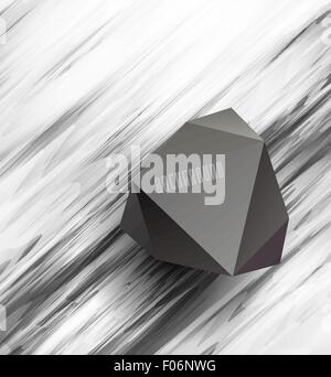Abstrakte geometrische 3D-Design Stock Vektor