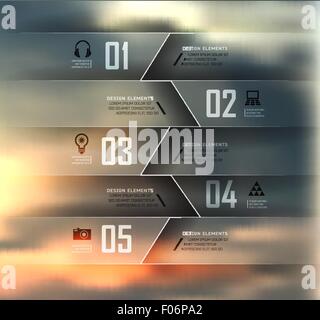 Optionen banner Stock Vektor