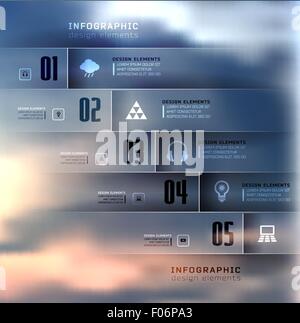 Optionen banner Stock Vektor