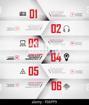 Optionen banner Stock Vektor