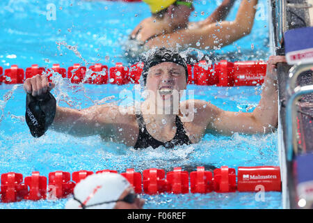 Kazan, Russland. 8. August 2015. Katie Ledecky (USA) Schwimmen: 16. FINA World Championships 2015 Kazan Frauen 800m Freistil Finale in Kasan Arena in Kazan, Russland. © Yohei Osada/AFLO SPORT/Alamy Live-Nachrichten Stockfoto